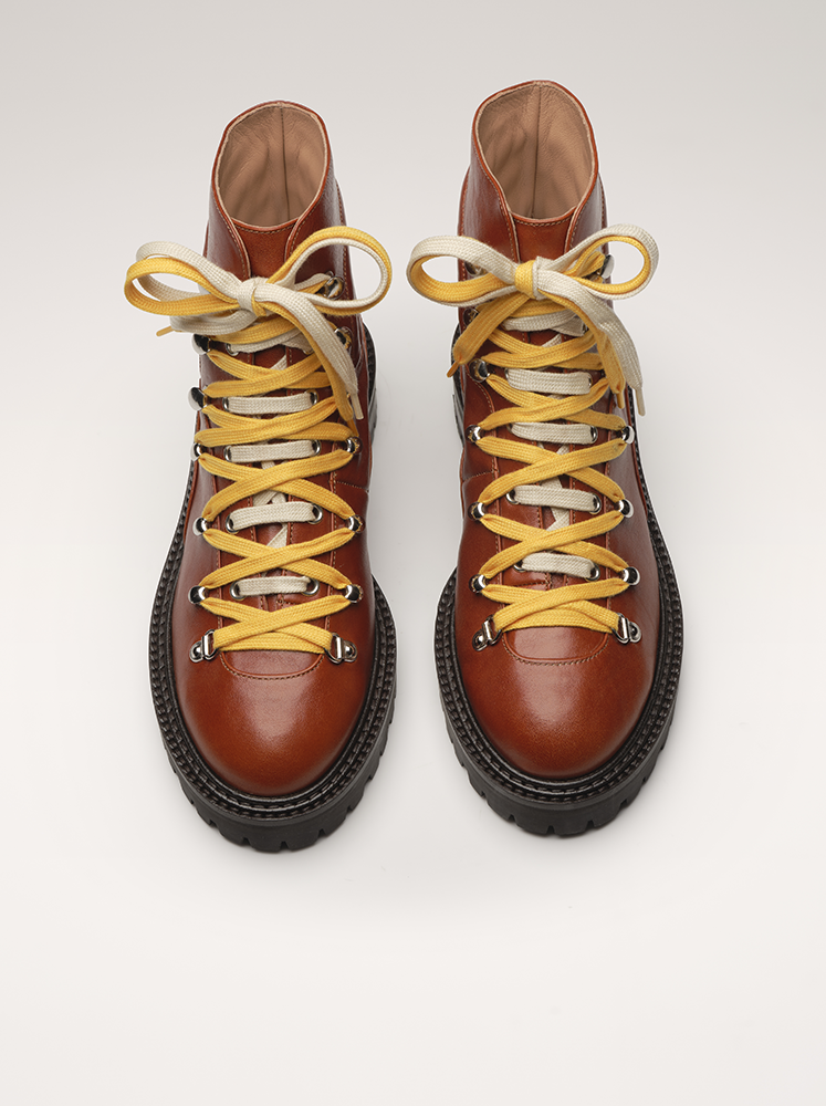 SLALOM - Boots - Cognac