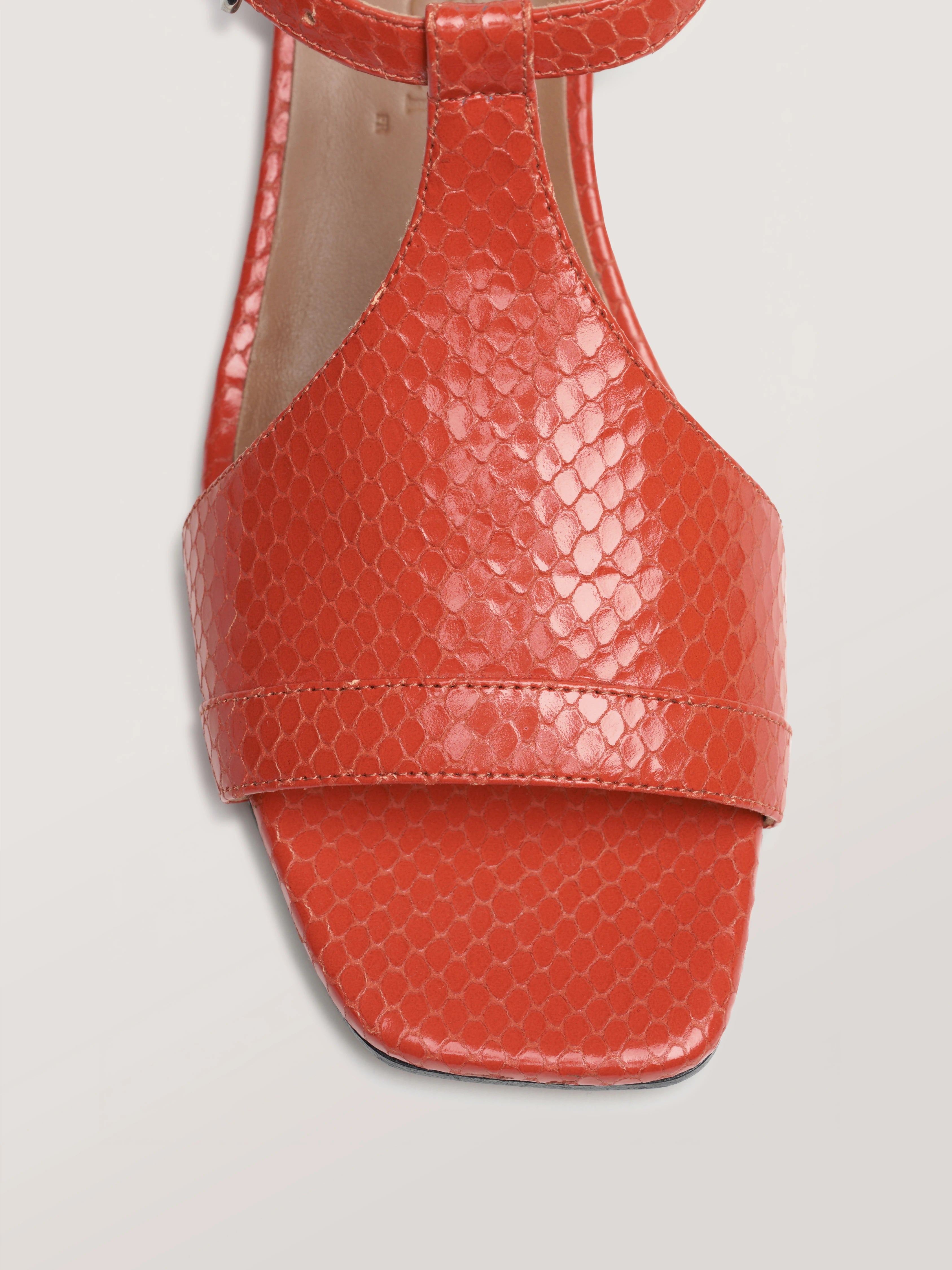 FELICITA - Sandales - Embossées Orange