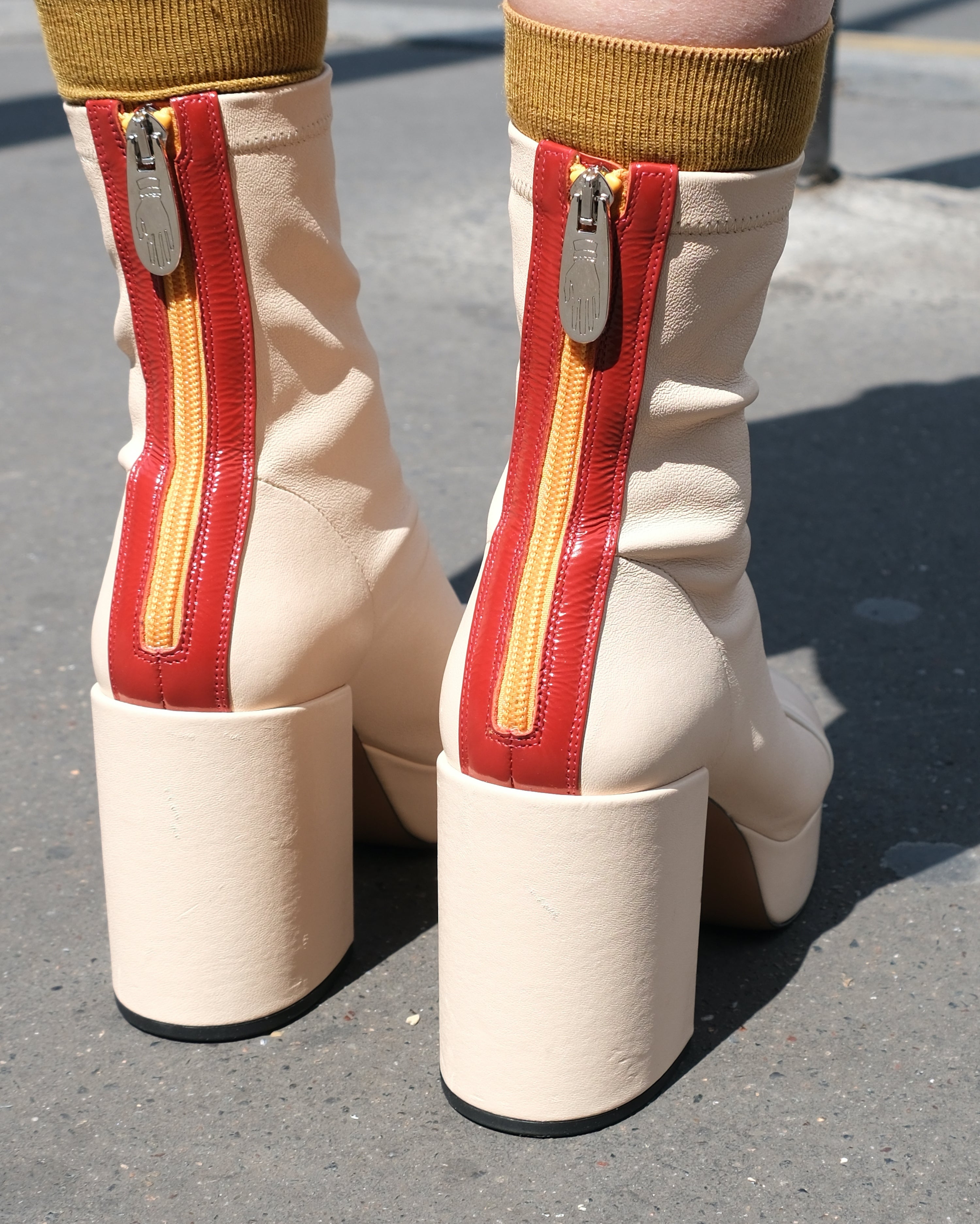 SUMMERTIME - Bottines - Blanc Pompéi