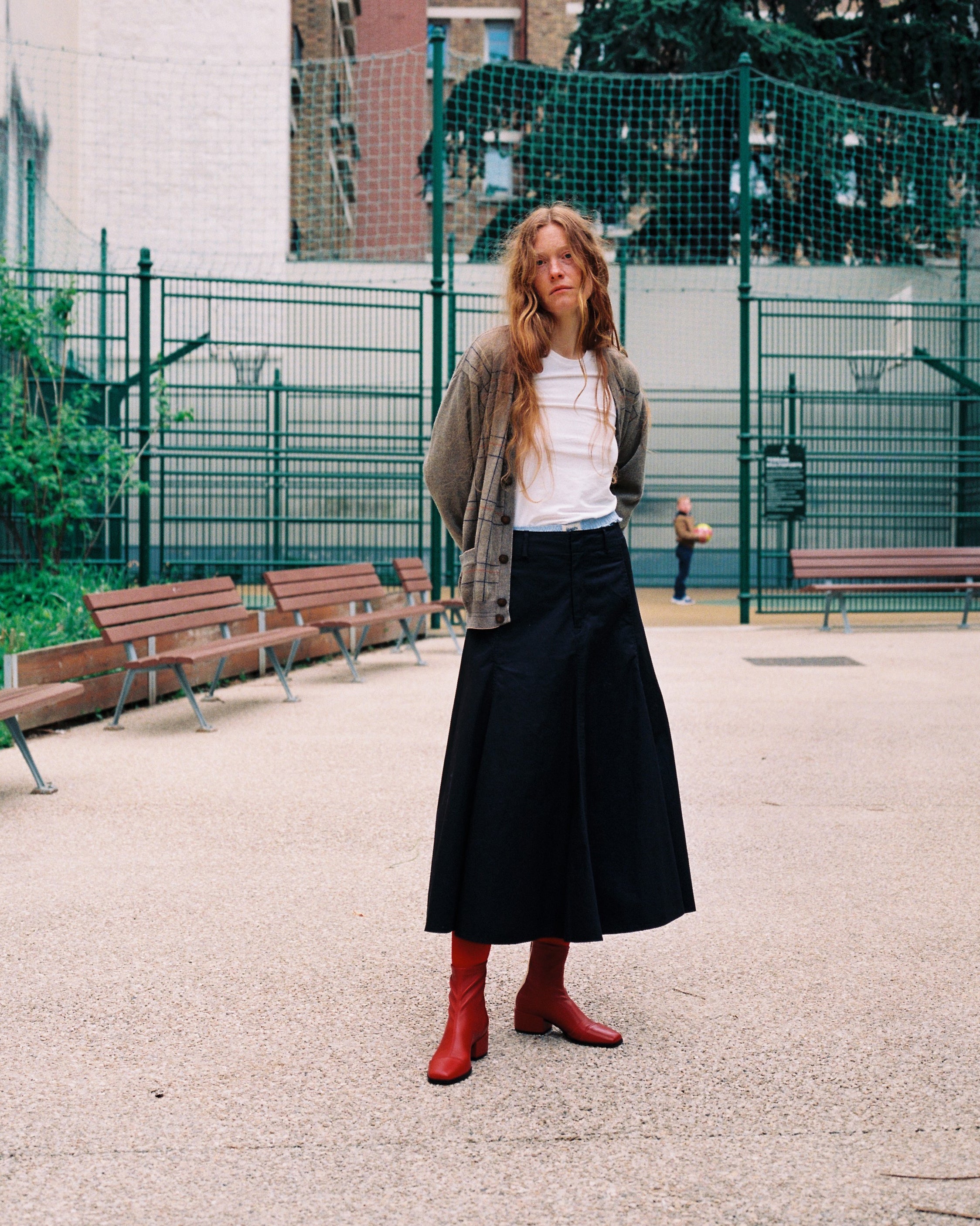 STRADA - Boots- Red